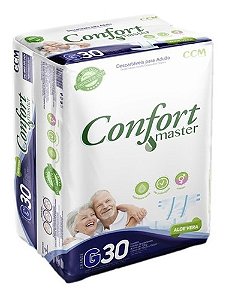 Fralda Geriátrica Confort Master CCM Tamanho G 30 Unidades