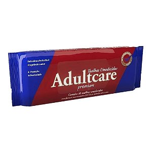 Toalha Umedecida Geriátrica Adultcare Premium 40 Unidades