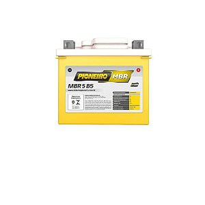 Bateria Crosser 150 Pioneiro MBR 6 BS 12V 6Ah - Garagem Total