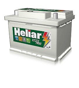 Bateria automotiva Heliar 75 Amperes com 24 meses de Garantia - H75PD -  MELLO Baterias