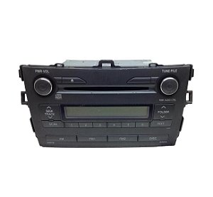 Rádio Som CD Toyota Corolla 2009/2013 8612002850A