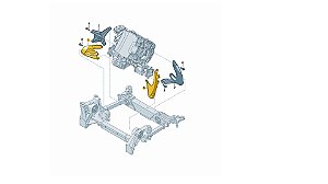 SUPORTE CAMBIO AUDI E-TRON ESQUERDO  4KE199307M