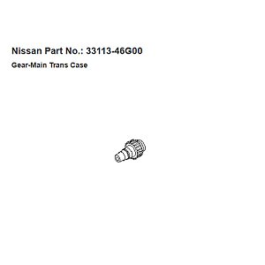 Engrenagem Cx de Transmissão Nissan 3311346G02