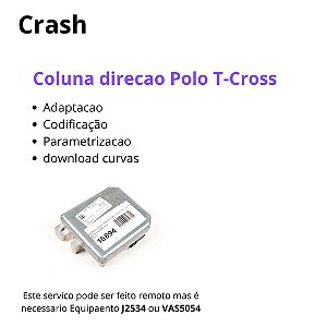 SERVICO  - REMOCAO CRASH COLUNA DIRECAO POLO T-CROSS VIRTUS