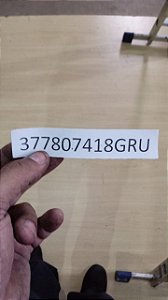 377807418GRU PARACHOQUE TRASEIRO GOL 2003 PRETO  ORIGINAL