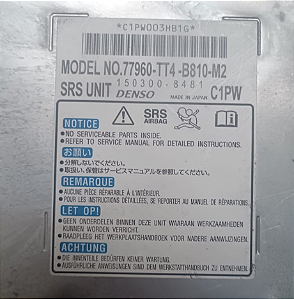 SERVICO -  RESET CRASH MODULO DE AIRBAG HONDA