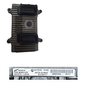 53123098 MODULO INJECAO FIAT 500 2014 1.4 8V EVO  IWA 7GF.5C