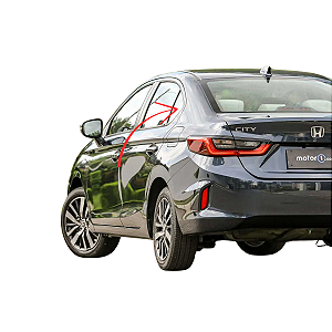 73455T14M01 VIDRO FIXO DA PORTA TRAS ESQ HONDA CITY TOURING