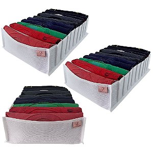 KIT 3 Colmeias para camisetas Plus Size em TNT Branca - G Plus (10 nichos)