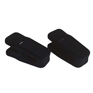 Presilha para cabides de veludo Preto - KIT com 5 pares