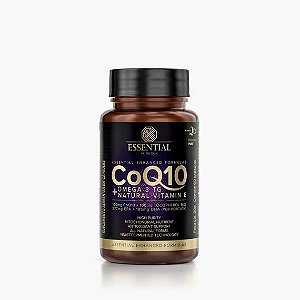 CoQ10, Ômega 3 TG e Natural Vitamin E Essential Nutrition - 60 Cápsulas