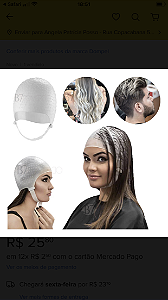 Touca de Luzes com fecho