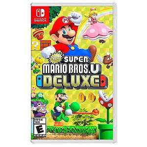 New Super Mario Bros U Deluxe - Switch - Mídia Física
