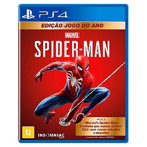 Marvel's Spider-Man Edição Jogo do Ano - PS4 - Mídia Física