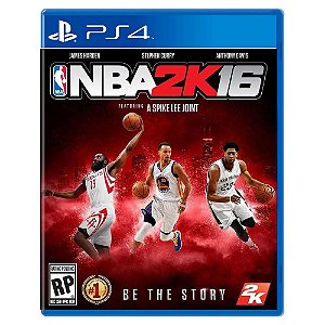 NBA 2k16 (Usado) - PS4 - Mídia Física