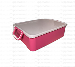 TUPPERWARE CAIXA CONTAINER 7L ROSA