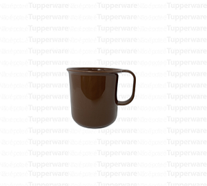 TUPPERWARE CANECA 350ML MARROM