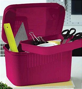TUPPERWARE VISUAL BOX COM BANDEJA 4,5L
