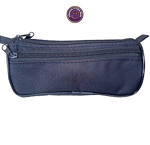 ESTOJO ESCOLAR  PRETO NYLON 600 - AMAMOS A VIDA REAL