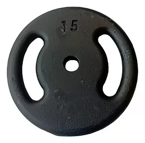 Anilha de Ferro Pintado 15 kg - Camada Impermeável