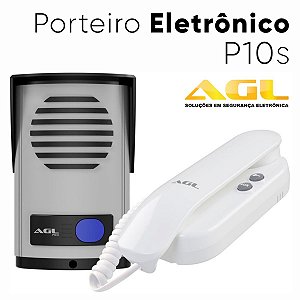 Interfone Residencial Porteiro Agl P10s Abertura Fechadura