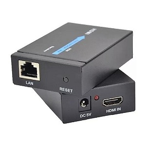 Extensor Hdmi 60m Cat5e Cat6 Hdmi Bivolt