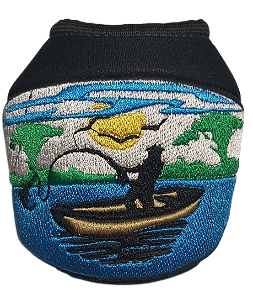 Capa para Carretilha Perfil Baixo Pescador Bordado