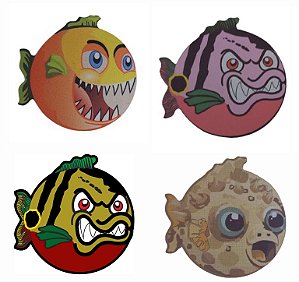 BOLACHA DE CHOPP ESTAMPA PEIXE