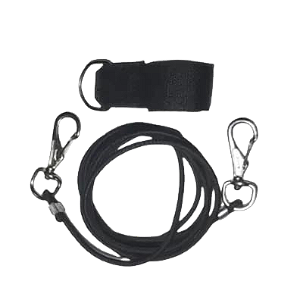 Salva Vara Reforçado Elástico 4mm Mosquetão Duplo - Velcro Avulso