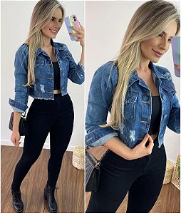 jaqueta jeans Bruna