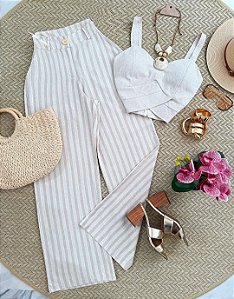 Calça Pietra listrada