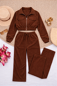 Conjunto Veludo Ariel