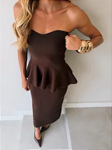 Conjunto Peplum modal