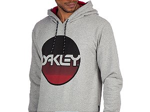 MOLETOM OAKLEY MARK II CIRCLE PULLOVER CINZA 472505BR-203 - Loja Boards ~ tUDO bEM, tUDO bOARDS!