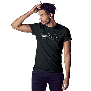 Camiseta Bacon Periódico - Masculina