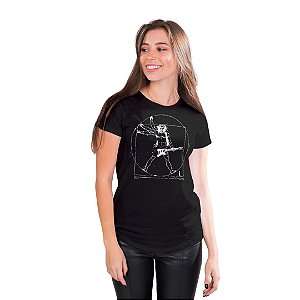 T-Shirt Rockeiro Vitruviano - Feminina