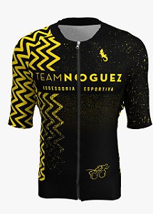 Camisa De Ciclismo Masculino Team Noguez Black