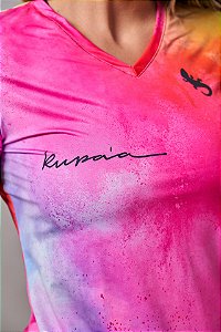 Camiseta Esportiva Feminina Dry Fit com proteção UV+ Holi - Kupaa