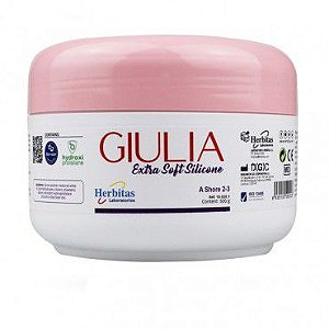 Massa Silicone Giulia Extra Blanda 200gr Dureza Shore A:2-3 + Catalisador Reaktol 20ml Herbitas