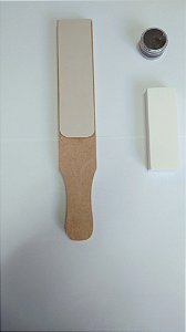 Kit Manual Afiação (Assentador, Pedra, Pasta)