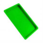Bandeja Plast.Autoclavavel Verde Tiffany Tam G  24x15,8x1,4cm nova Ogp