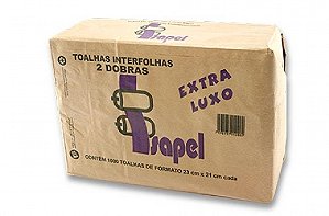 Papel Toalha Interfolha Extra Branco  C/1000 fls