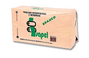 Papel Toalha Interfolha Branco C/1000 fls