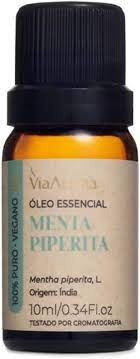 Oleo Essencial Menta Piperita (Hort.Pim.) 10ml Via Aroma st