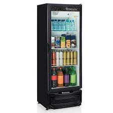 Refrigerado Expositor Vertical GPTU-40L Preto Gelopar