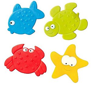 MINI TAPETES PARA BANHO BATH E FUN 4 PCS