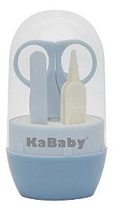 KIT MANICURE EGG AZUL KABABY