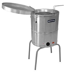 Fritadeira Industrial Elétrica Metvisa FIE202205 - Água e Óleo - 24 Litros - 220v