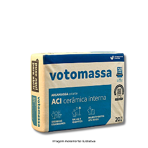 Argamassa ACI Interna 20 kg Cinza Votoran