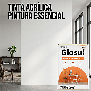 Tinta Acrílica Pintura Essencial 18 L Branco Glasu